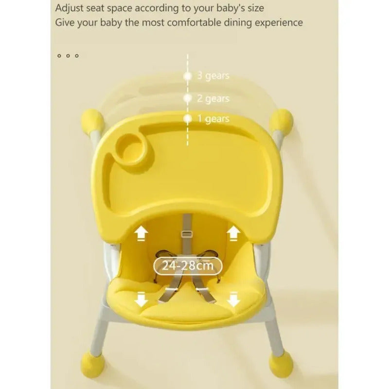 Kidshop Baby 3 Em 1 Silla Comedor Bebe Color Verde Claro