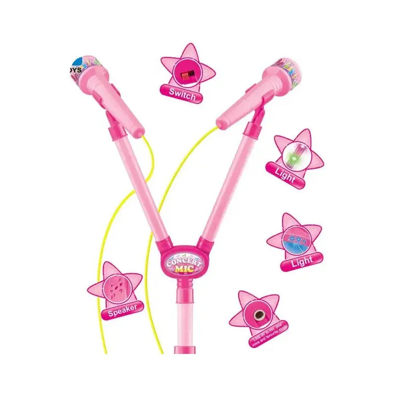 Micrófono Karaoke Q7 - Bluetooth Parlante Portatil  Fucsia