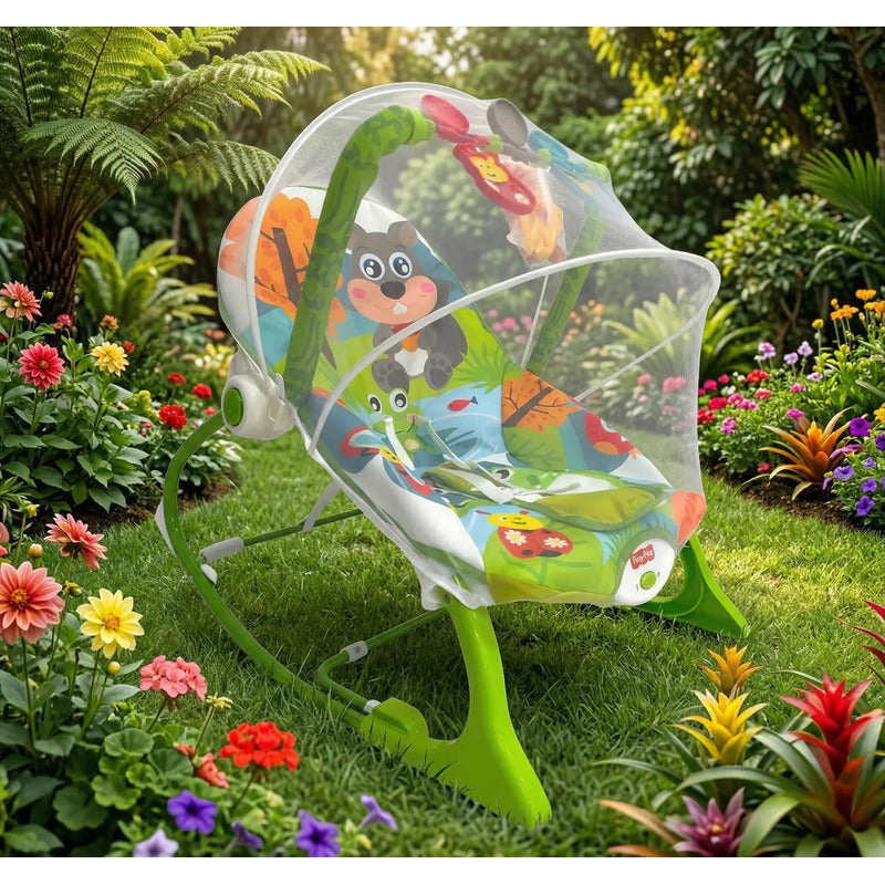 Silla  Vibradora Mecedora Musical  Niña-niños Baby Rocker