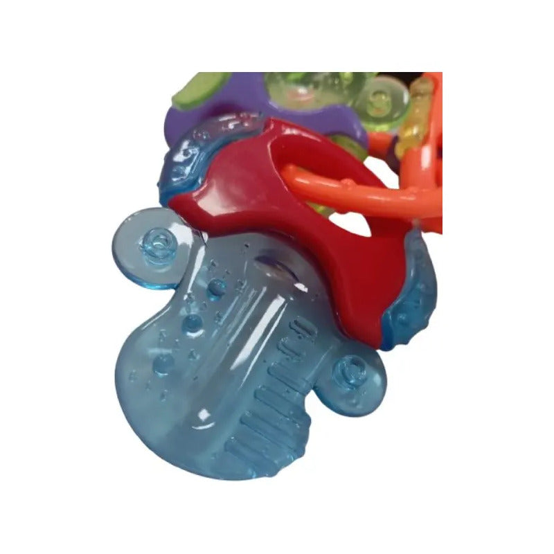Rasca Encías Dientes Mordedor Llaves Bebe Mmulticolor Rayas