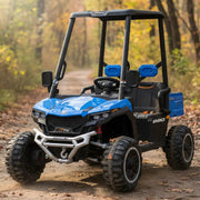 Carro De Paseo Eléctrico 12v 2 Plazas Control Remoto Mt002 Color Azul
