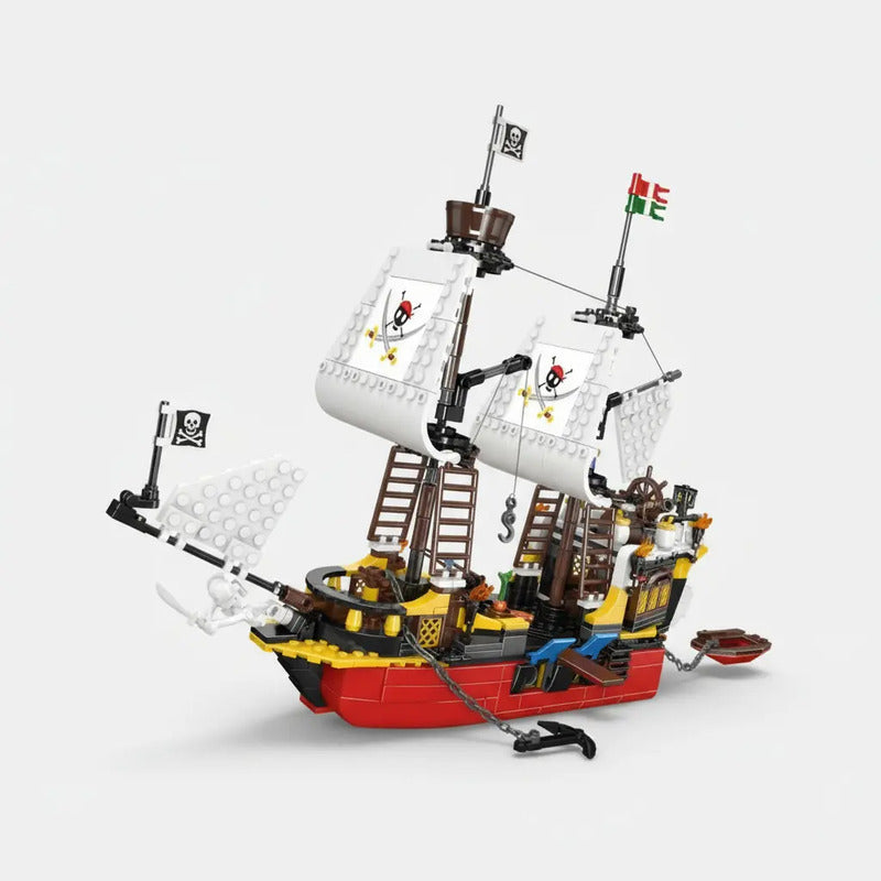 Armatodo Didactico Juego De Bloques Para Niños 928 Pcs Versión Del Personaje Barco