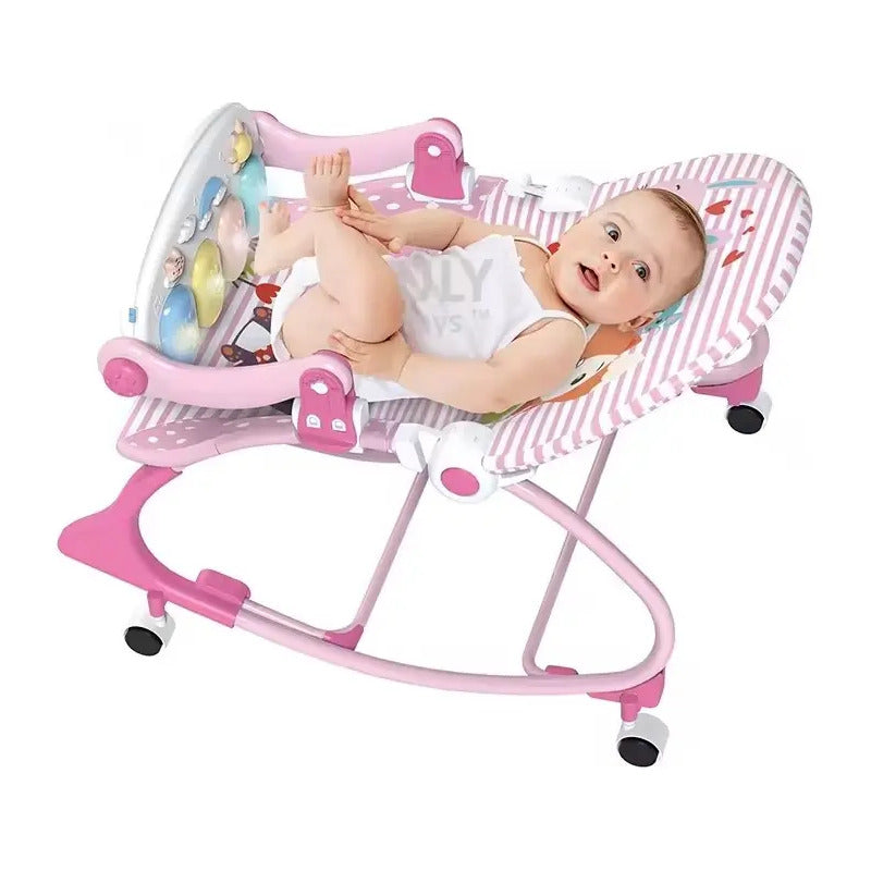Silla Mecedora Musical Con Ruedas, Piano Musicales 7193