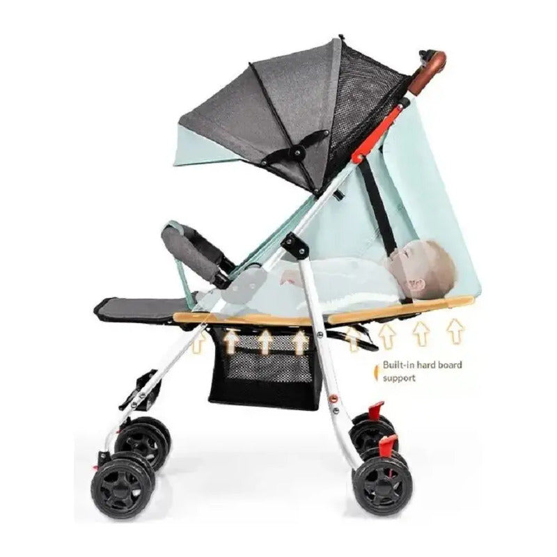 Coche Paseador Para Bebe Tipo Maleta + Toldillo 609-2