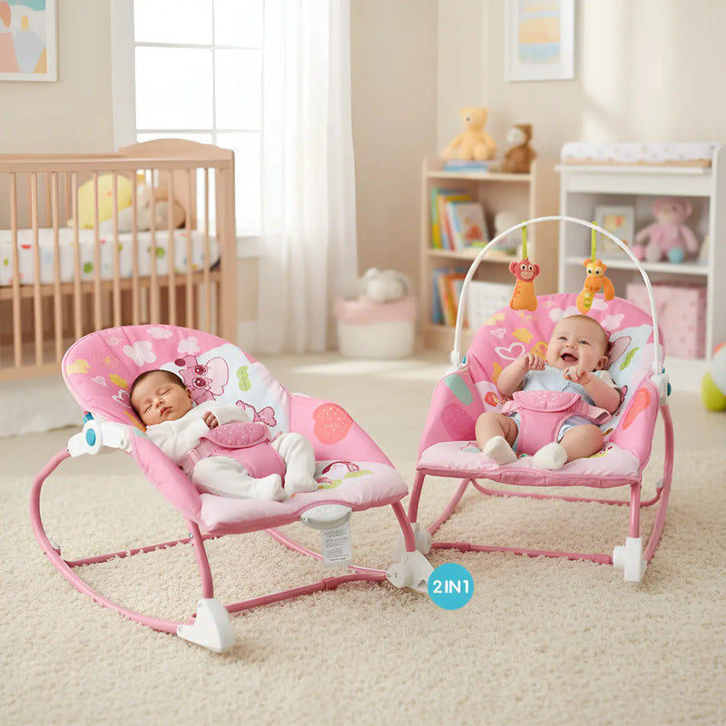 Silla Mecedora Vibradora Con Bandeja Para Bebes A7540