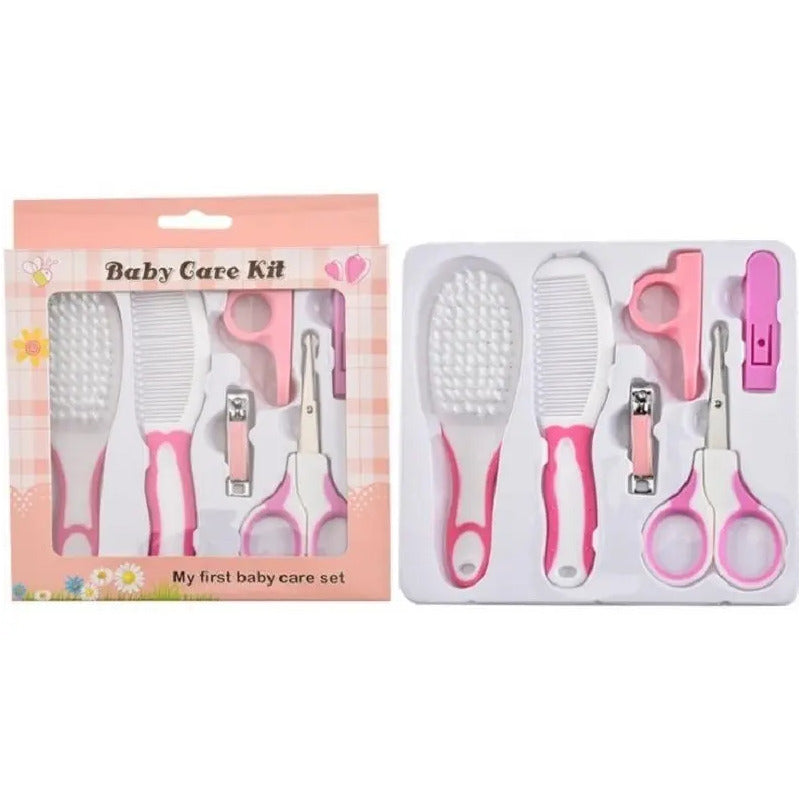 Set Kit Estuche Aseo 6 Piezas Cirugía Bebe Oferta Regalo  Rosado