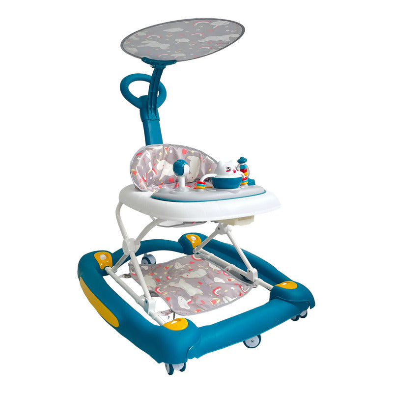 Caminador Mecedora Guia Musical Bebe Tapete Saltarin 834b