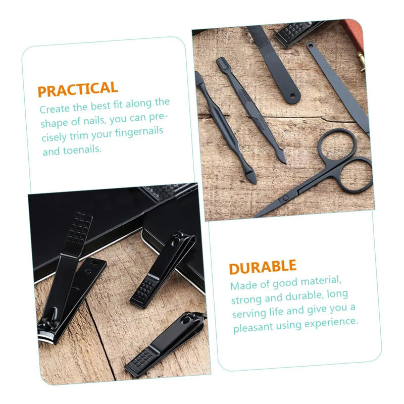 Kit Cortauñas Profesional Set Manicure Pedicure 10 Piezas