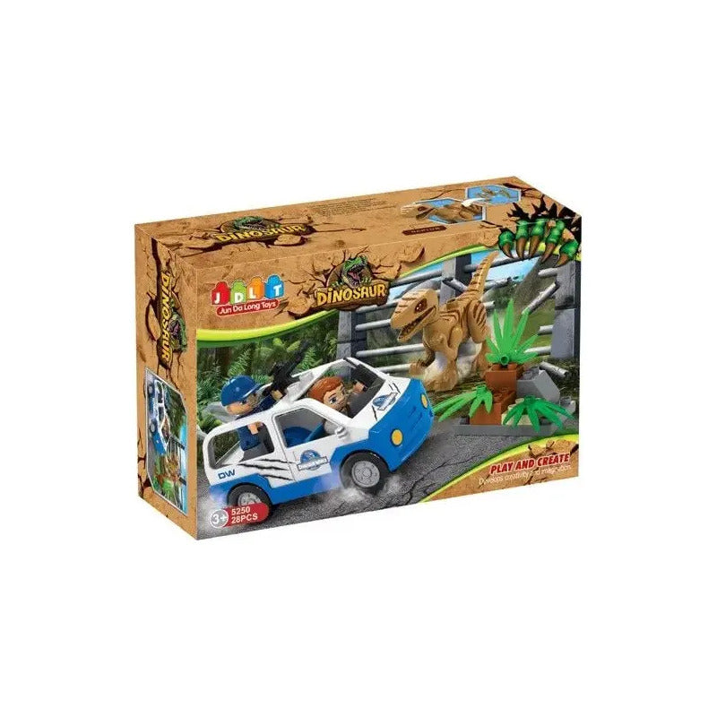 Carro Camión Armable Dino Zk001 Cantidad De Piezas 13 Versión Del Personaje Dino Selva