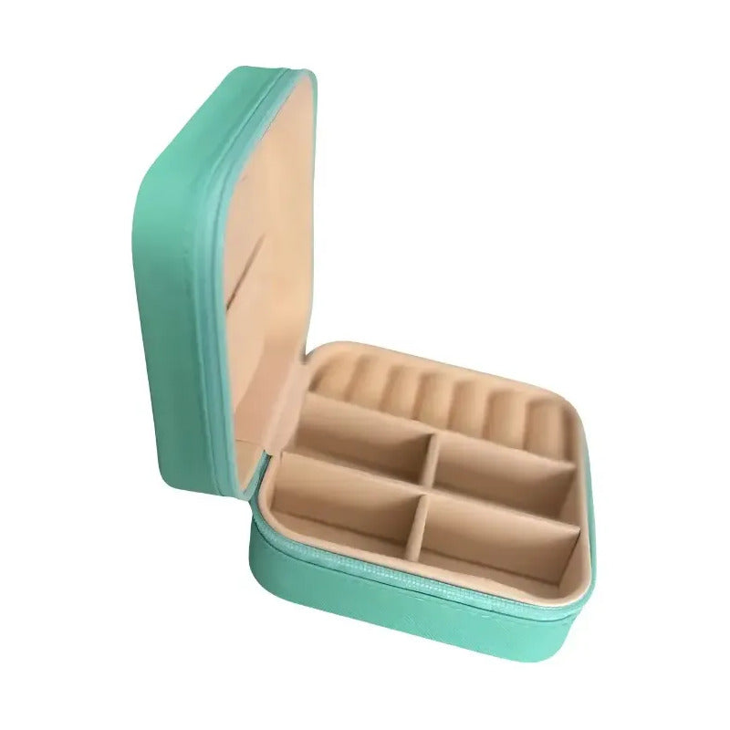 Joyero Organizador Estuche Para Joyería Caja Para Joyas Verd