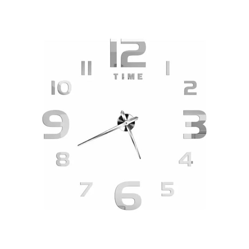 Reloj De Pared 3d Grande 100cm X 100cm Numeros Grandes Y Peq