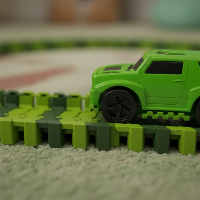 Pista De Carreras Con Juguetes Ps3715 Verde