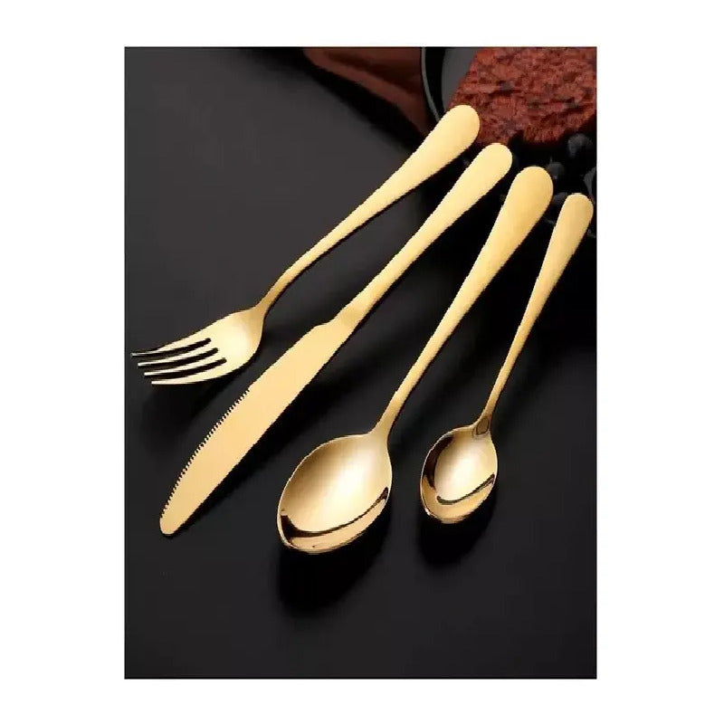 Juego De Cubiertos Acero Inoxidable 9 Puestos 36pcs Estuche