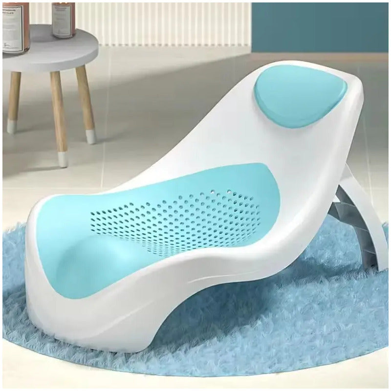 Silla Asiento Bañera Para Bebe De Descanso Silicona Suave