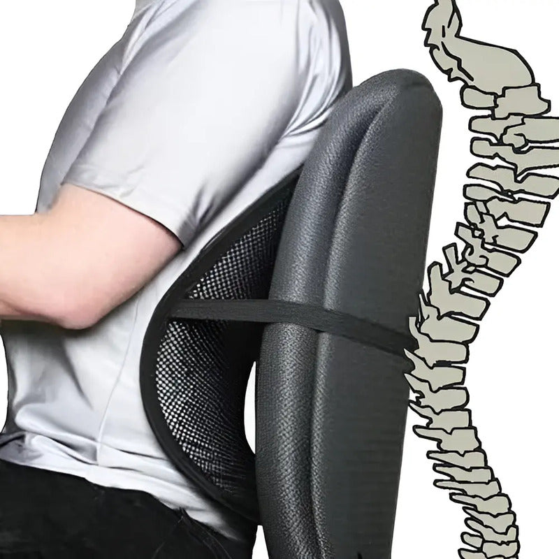 Corrector Postura Espalda Cojín Lumbar Espaldar Sillas 1