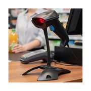 Escáner De Código De Barras Luckydoor K-211 De Mano Color Negro Usb