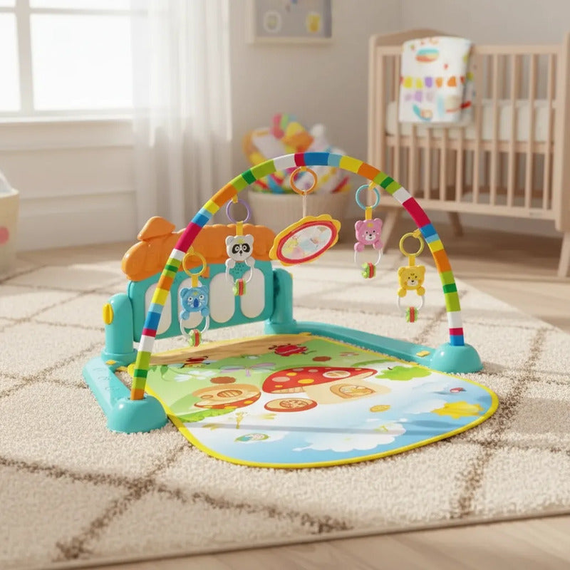 Gimnasio Piano Manta Con Sonajeros Para Bebes