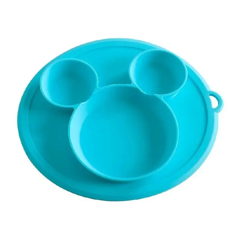Plato En Silicona Bebe Antideslizante Colores Hydg-2