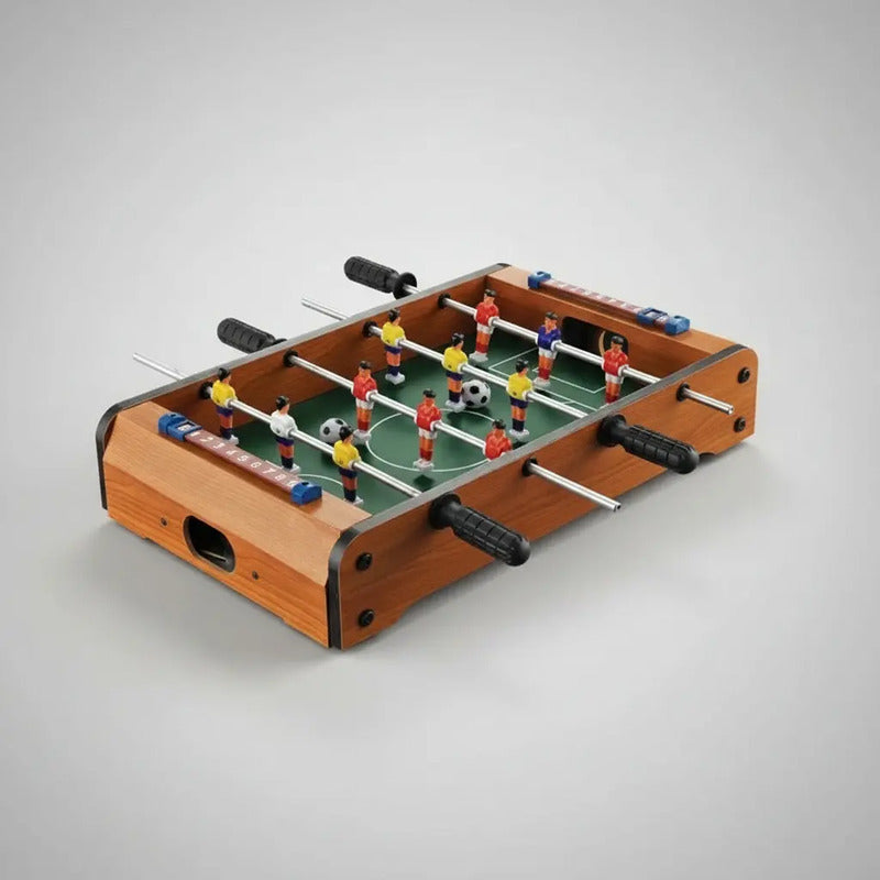 Mini Metegol De Madera Juego De Mesa X5238 Madera
