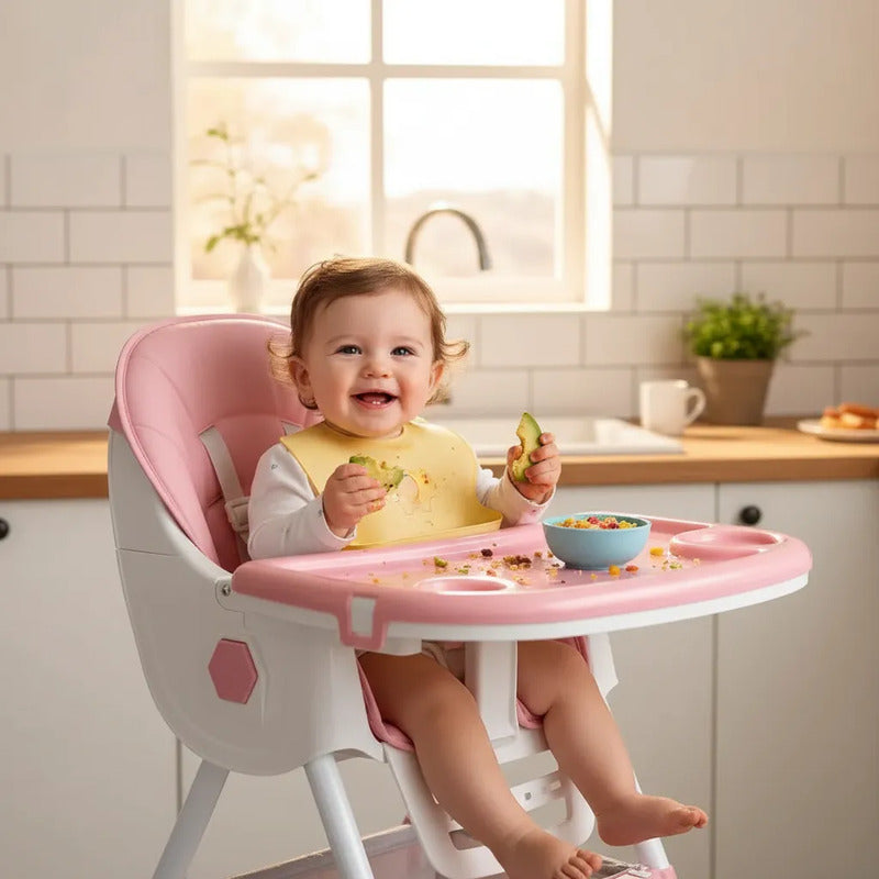 Silla Comedor Juguetes Para Bebe Freno Plegable Con Ruedas