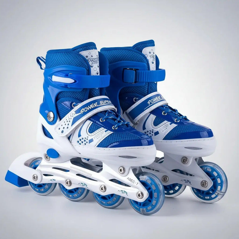 Patines En Línea Ajustables Niños Niñas Semiprofesional