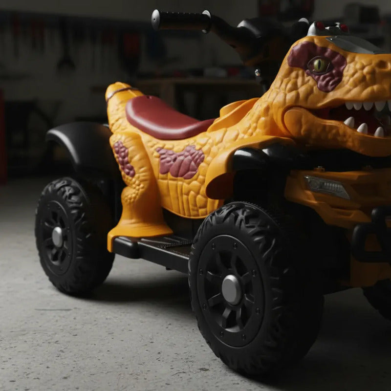 Cuatrimoto Eléctrica Niños Musica Luces Dino Mt003