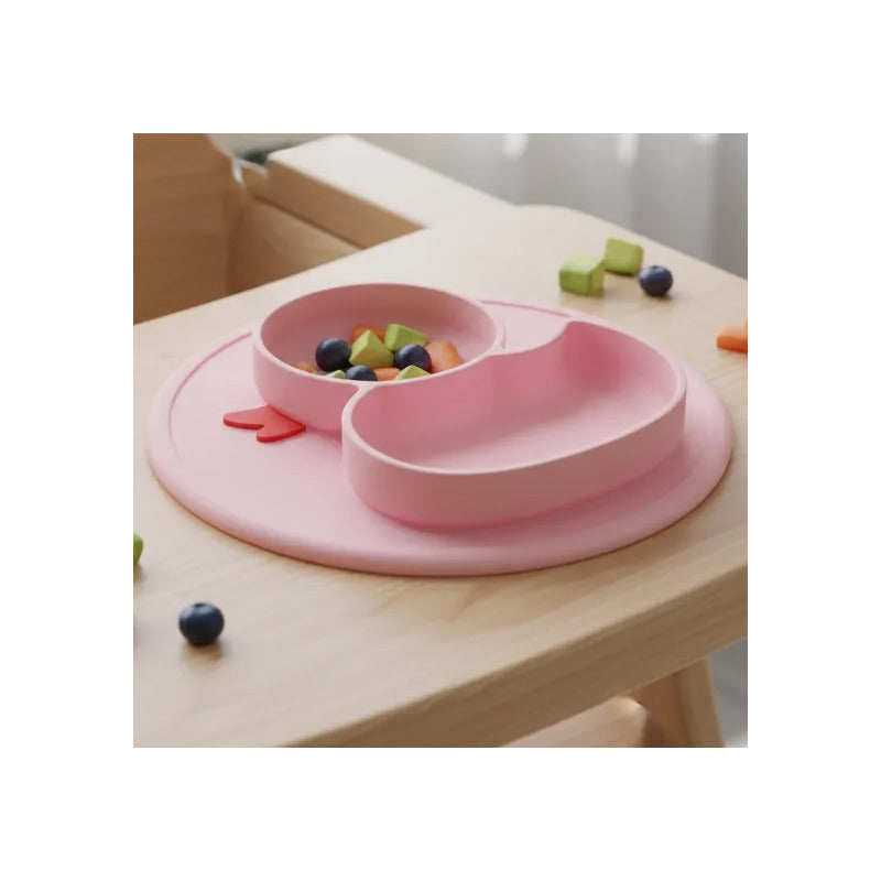 Plato Silicona Antideslizante Para Bebé Hydg-1