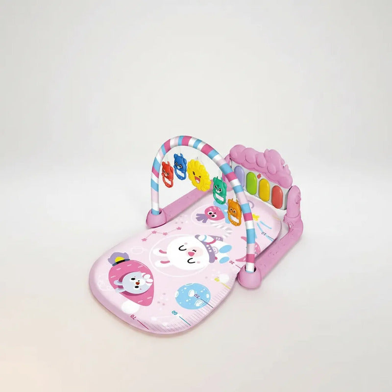 Gimnasio Tapete Musical Para Bebe Niños Hr5625 Rosado