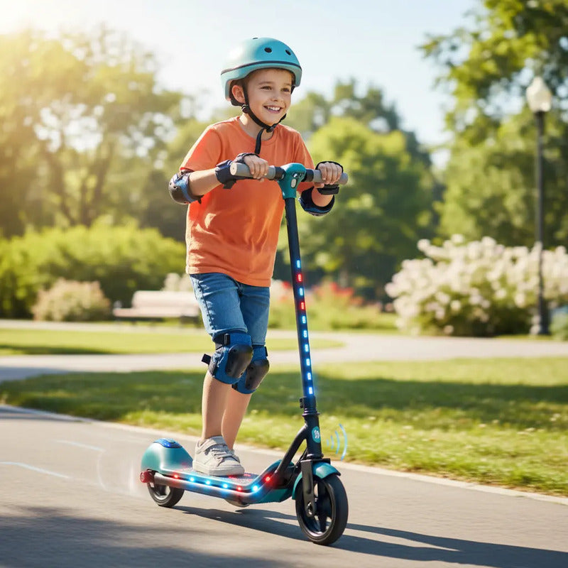Patineta Eléctrica Niños Monopatín Scooter Luz Sonido Pt14