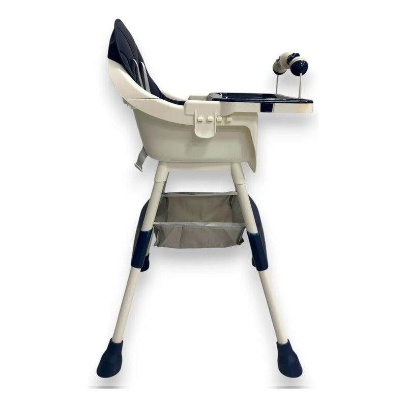 Silla Comedor Para Bebé 2 En 1 Impermeable Freno Juguetes