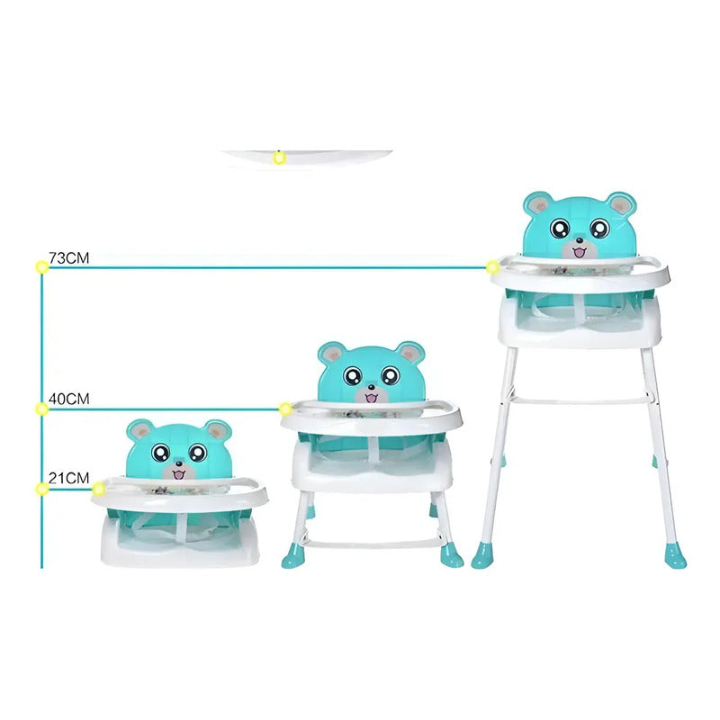 Silla Comedor Para Bebe Portátil Niños 4 En 1