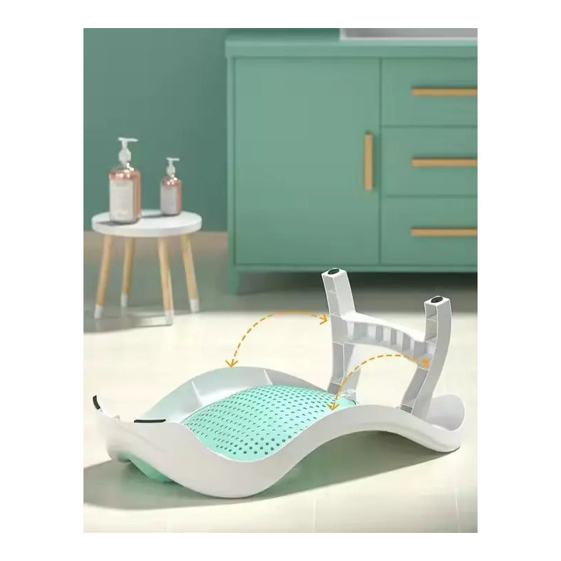 Silla Asiento Bañera Para Bebe De Descanso Silicona Suave