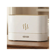 Humidificador Difusor De Aroma Con Luz Led Efecto Llama Blanco 110v