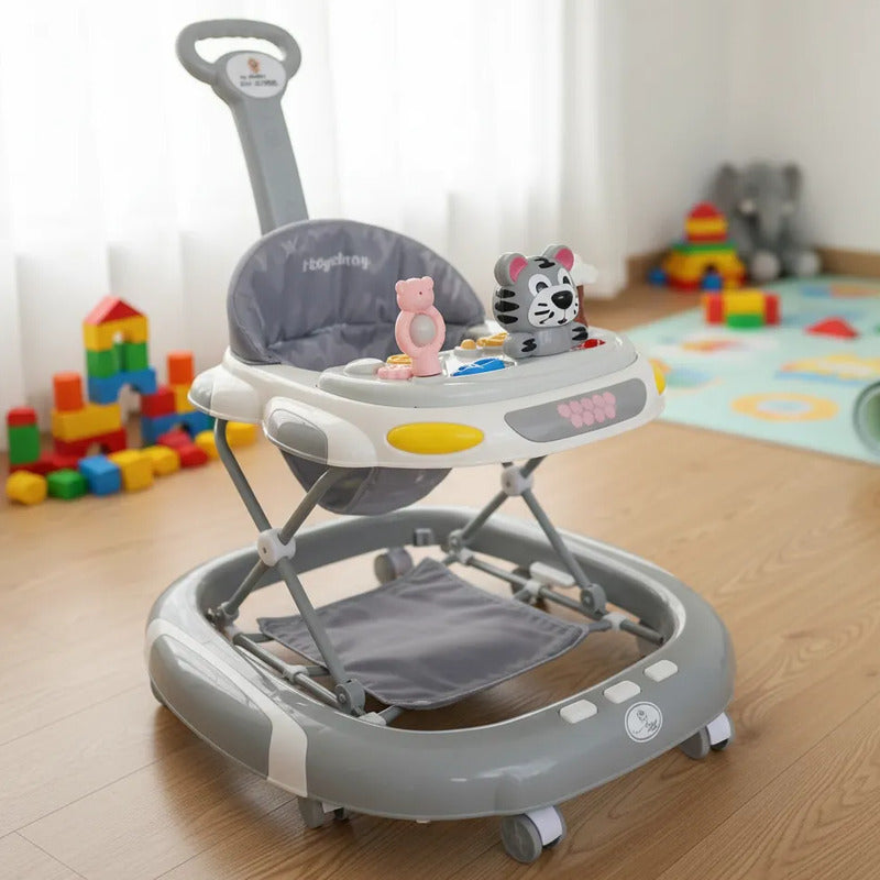 Caminador Mecedora  Musical Bebe Tapete Saltarin Tigre 341b