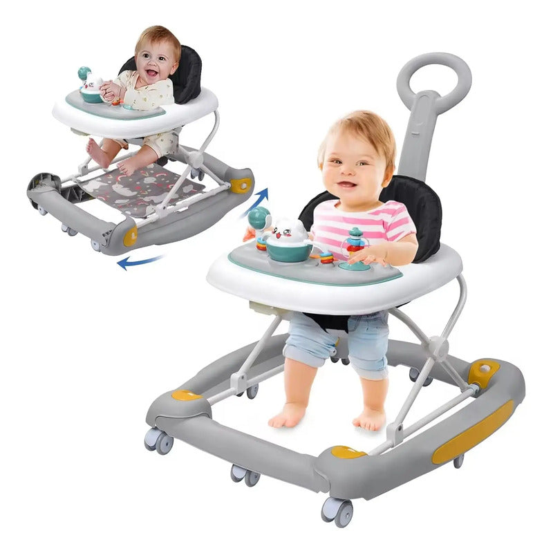 Caminador Mecedora Guia Musical Bebe Tapete Saltarin 834b