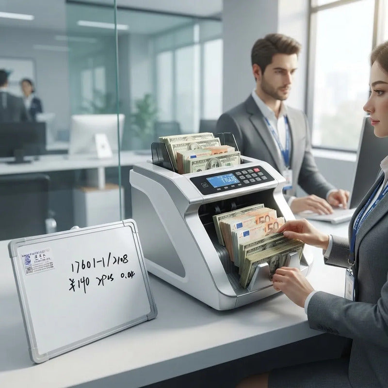 Máquina Contadora De Billetes Con Detector De Falsos