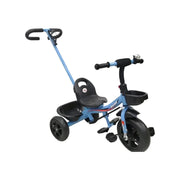 Triciclo Paseador Con Guía Para Niños Niñas 6034 Azul