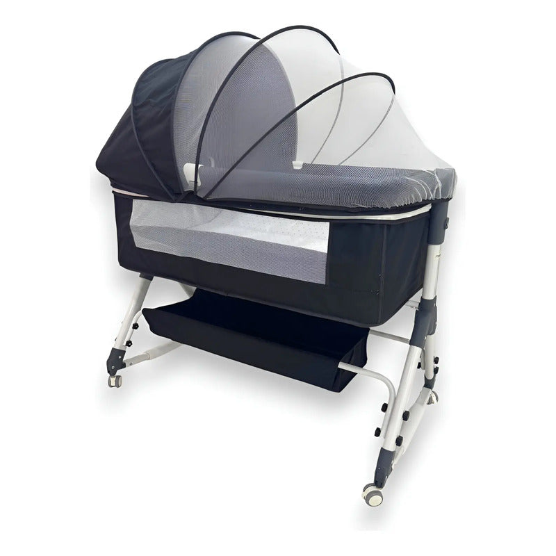 Cuna Colecho Para Bebe Con Mosquitero Mecedora Y Organizador