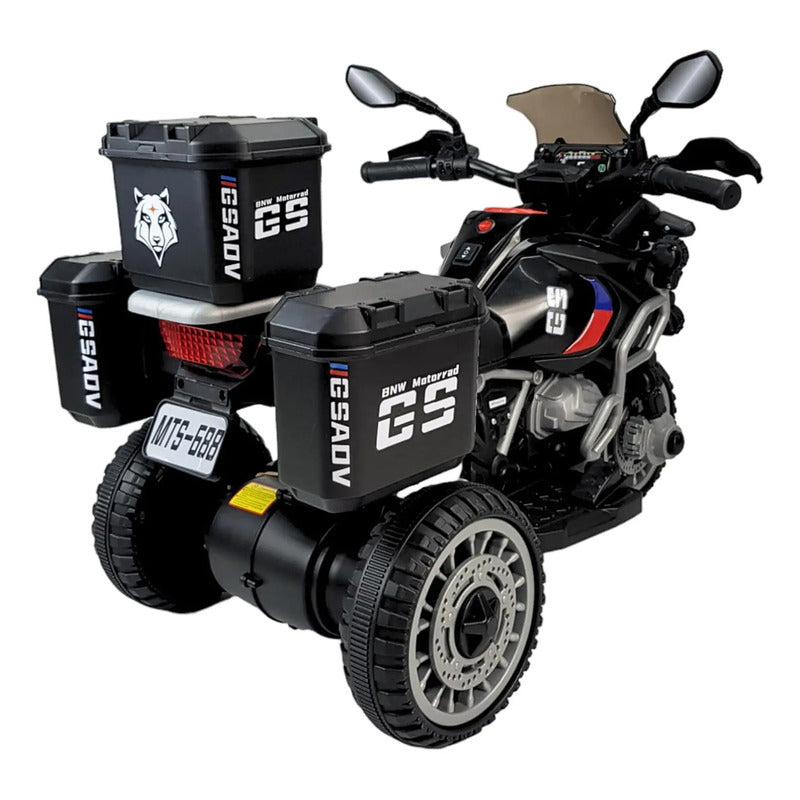 Moto Carro Electrica Montable De 2 A 4 Años Bluetooth 6v