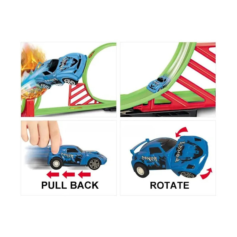 Pista De Carros Giros Hot 360° Juguete 888-t