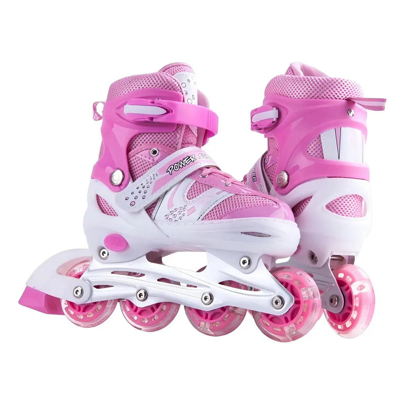 Patines En Línea Ajustables Niños Niñas Semiprofesional