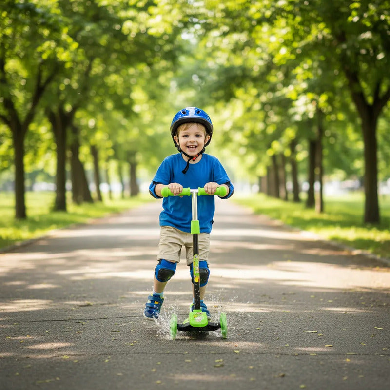 Patineta Scooter Colores Qc2866 Verde Lima Color