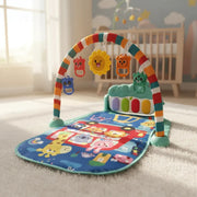 Gimnasio Tapete Musical Para Bebe Niños Hr5625 Azul Oscuro