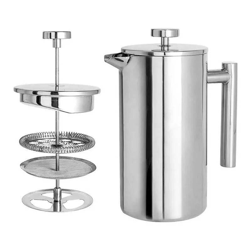 Cafetera Prensa Francesa En Acero Inoxidable 750ml