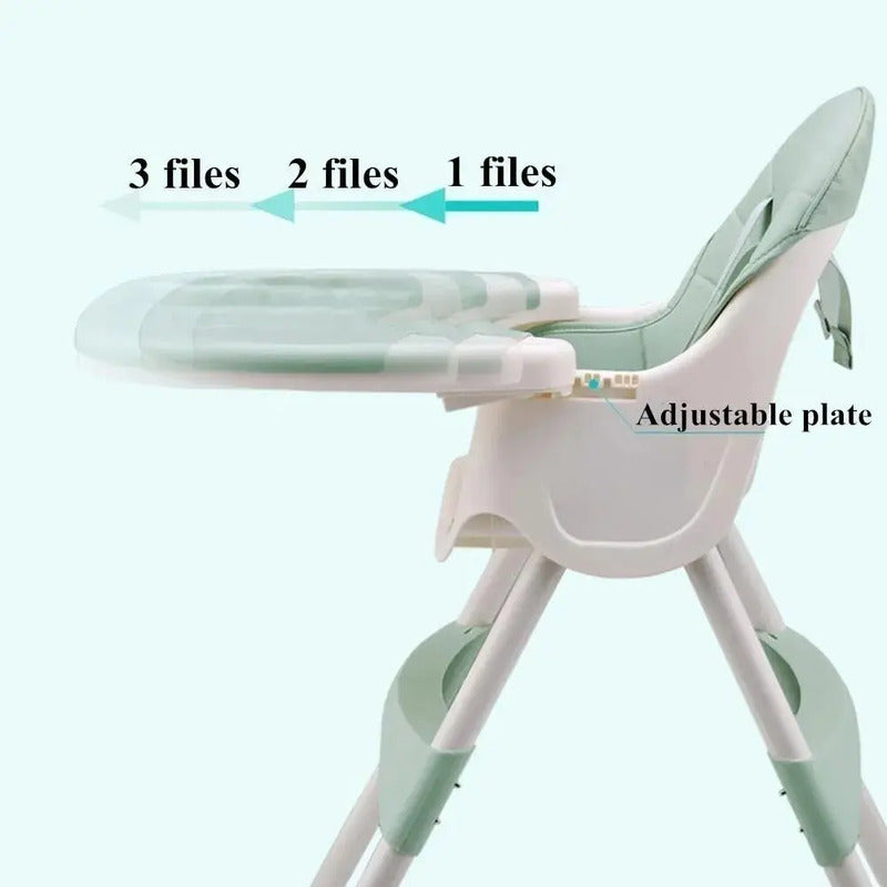 Silla Comedor Para Bebe 3 En1 Portátil Con Bandeja Kidshop