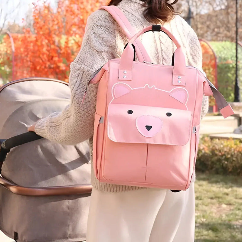 Bolso Pañalera Bebe Tipo Morral Nuevo Diseño Ref 1402