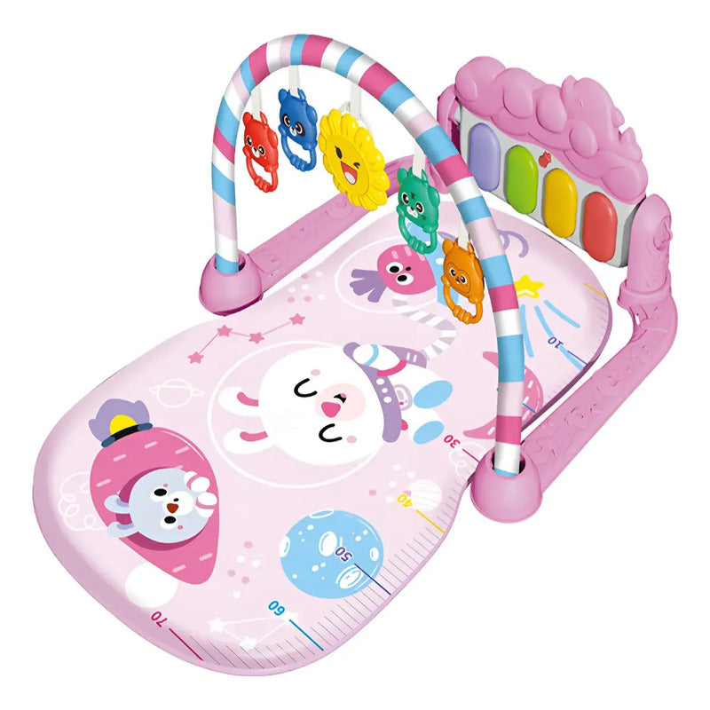 Gimnasio Tapete Musical Para Bebe Niños Hr5625 Rosado