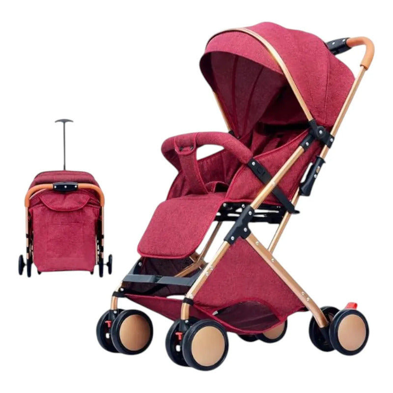 Coche Paseador Para Bebe Tipo Maleta + Toldillo 609-1