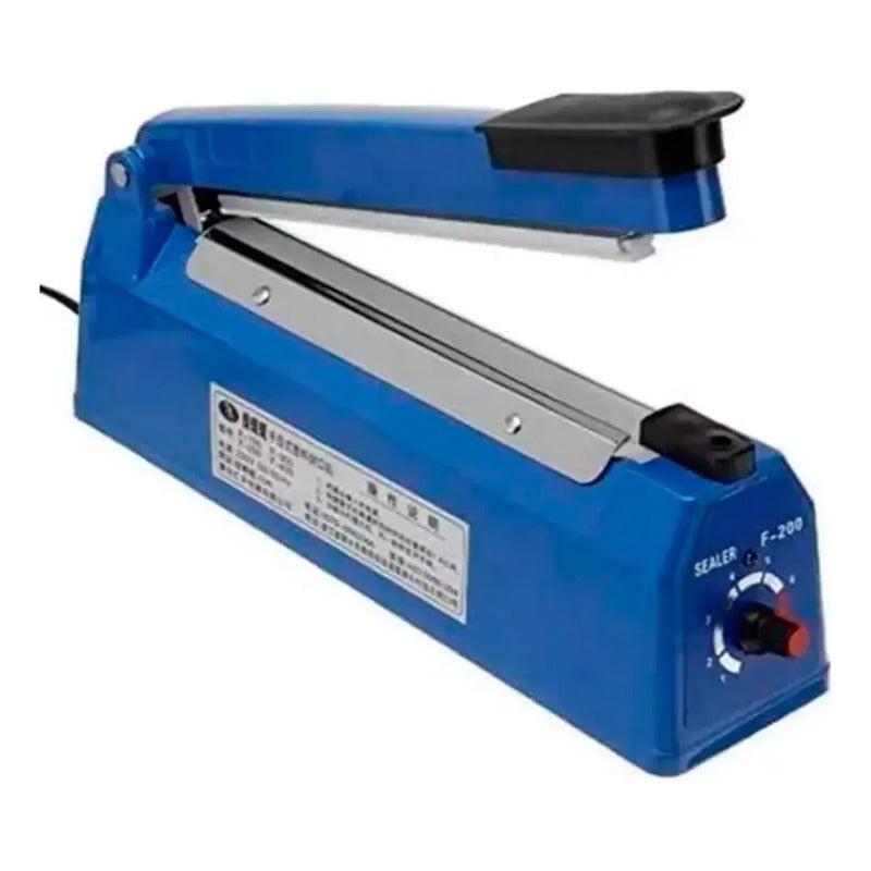 Selladora De Bolsa Genérica Manual Para Bolsas Plásticas 12v Azul