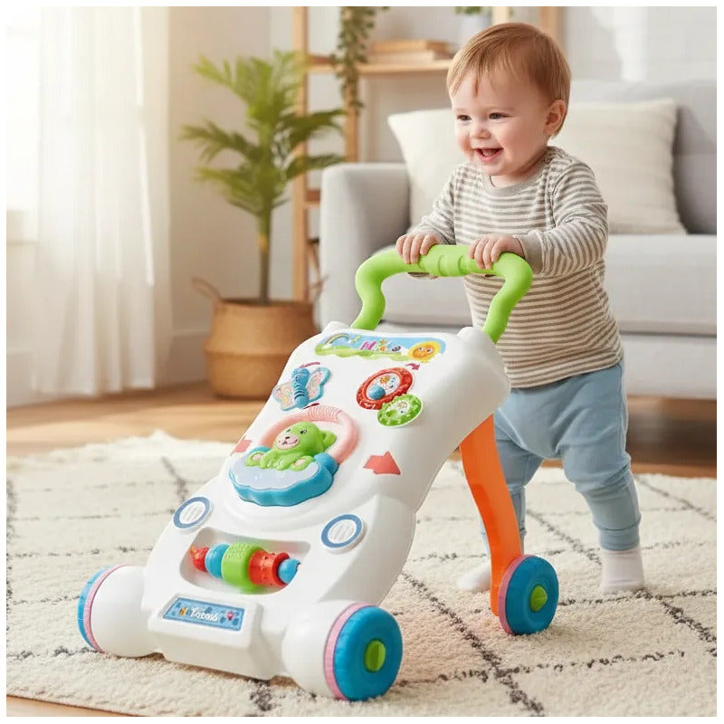 Andadera Caminador Bebes Primeros Pasos Musical Luces Osito